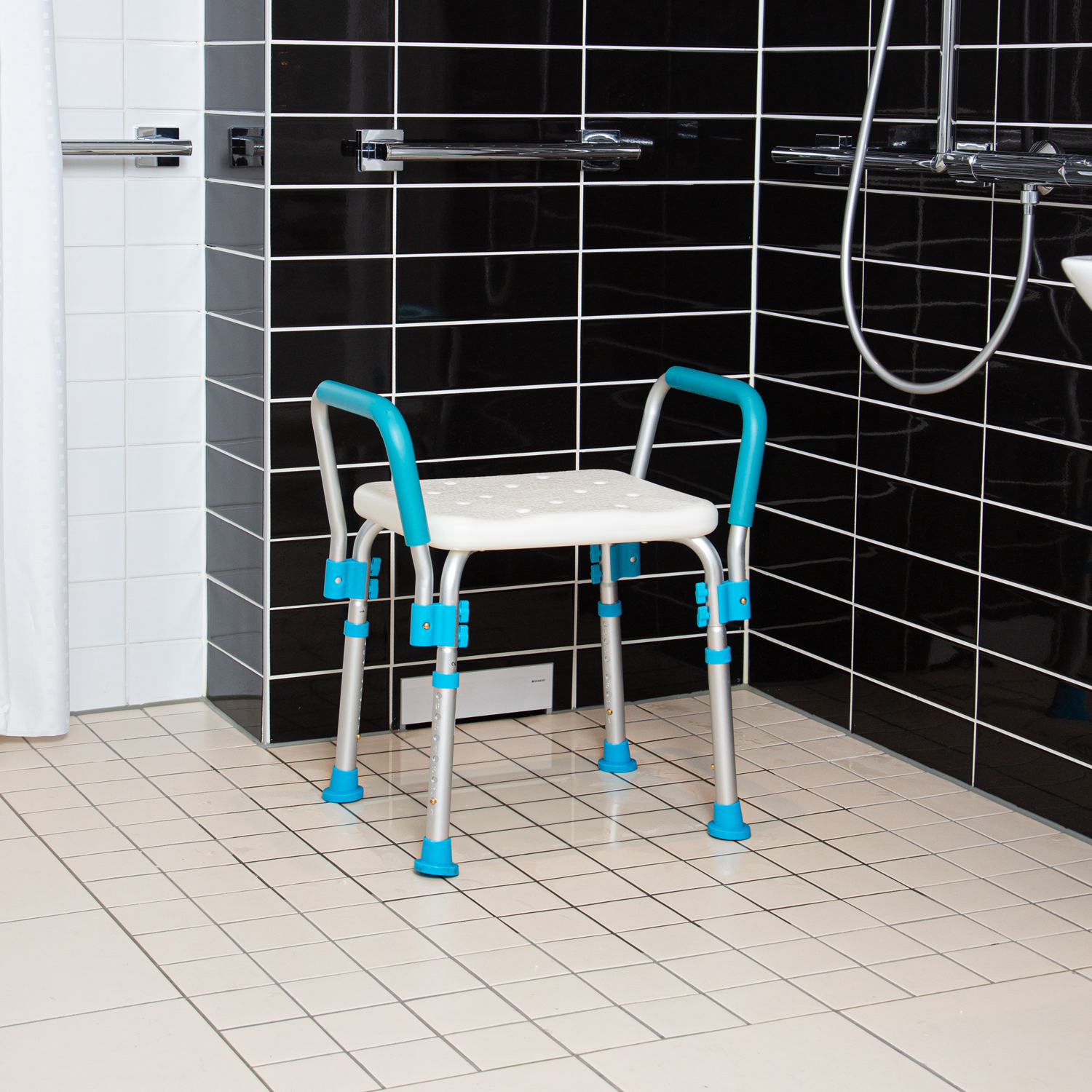 Табурет для ванной ORTONICA LUX 585 с поручнями до 100кг - 7